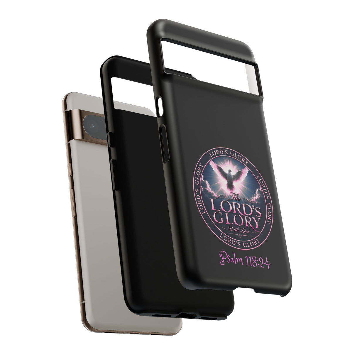 Christian Phone Case – "Lord's Glory with Lori" Dove Design Tough Case (Protective Phone Cover)