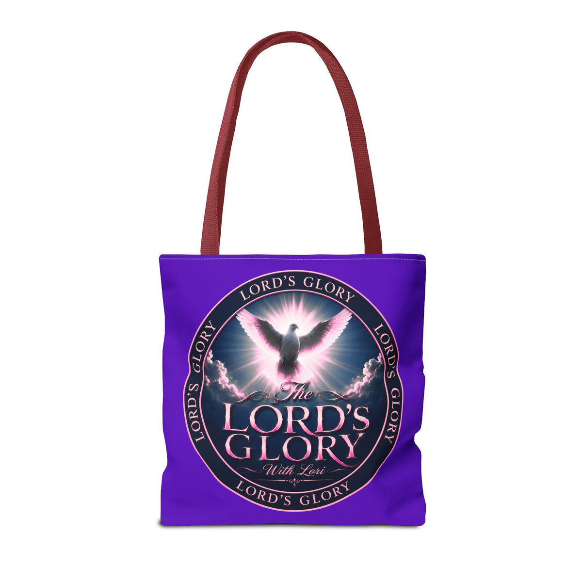 Inspirational 'The Lord's Glory with Lori' Tote Bag — Christian Faith AOP Shopper