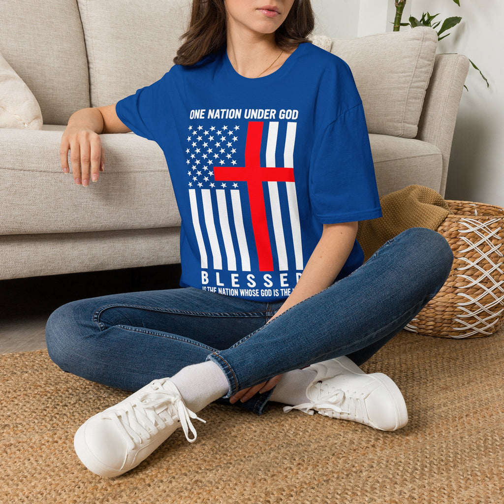 One Nation Under GOD - Mens Womans Softstyle T-Shirt