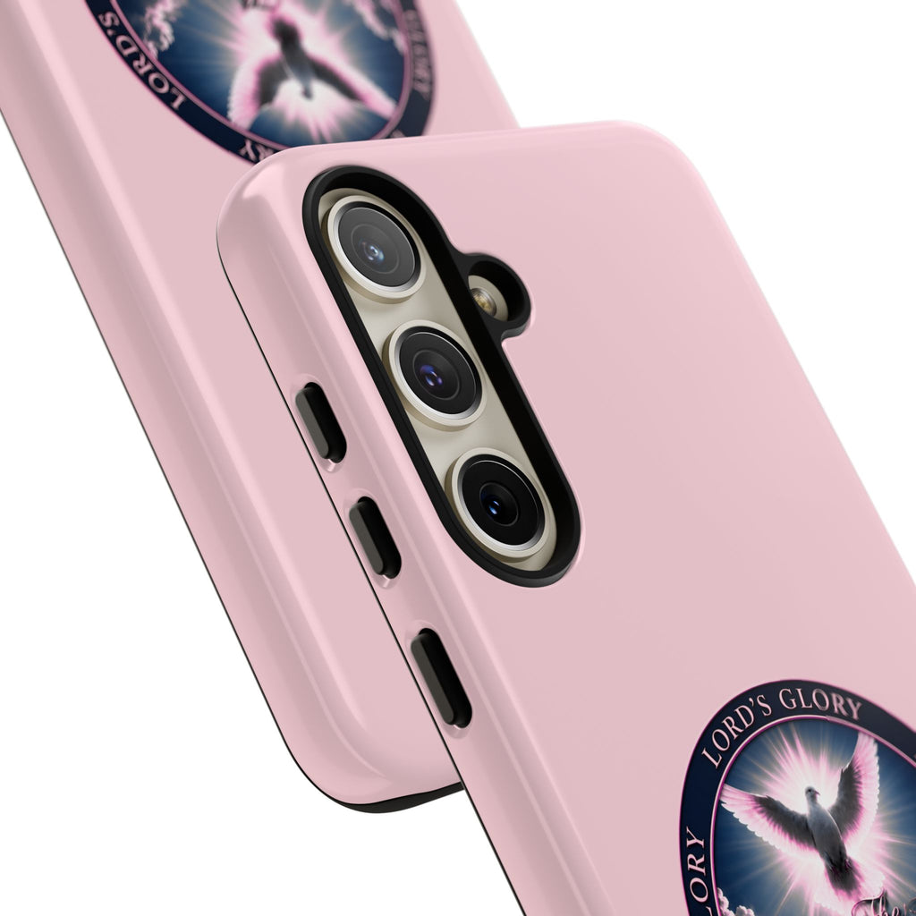 Christian Phone Case – "Lord's Glory with Lori" Dove Design Tough Case (Protective Phone Cover)