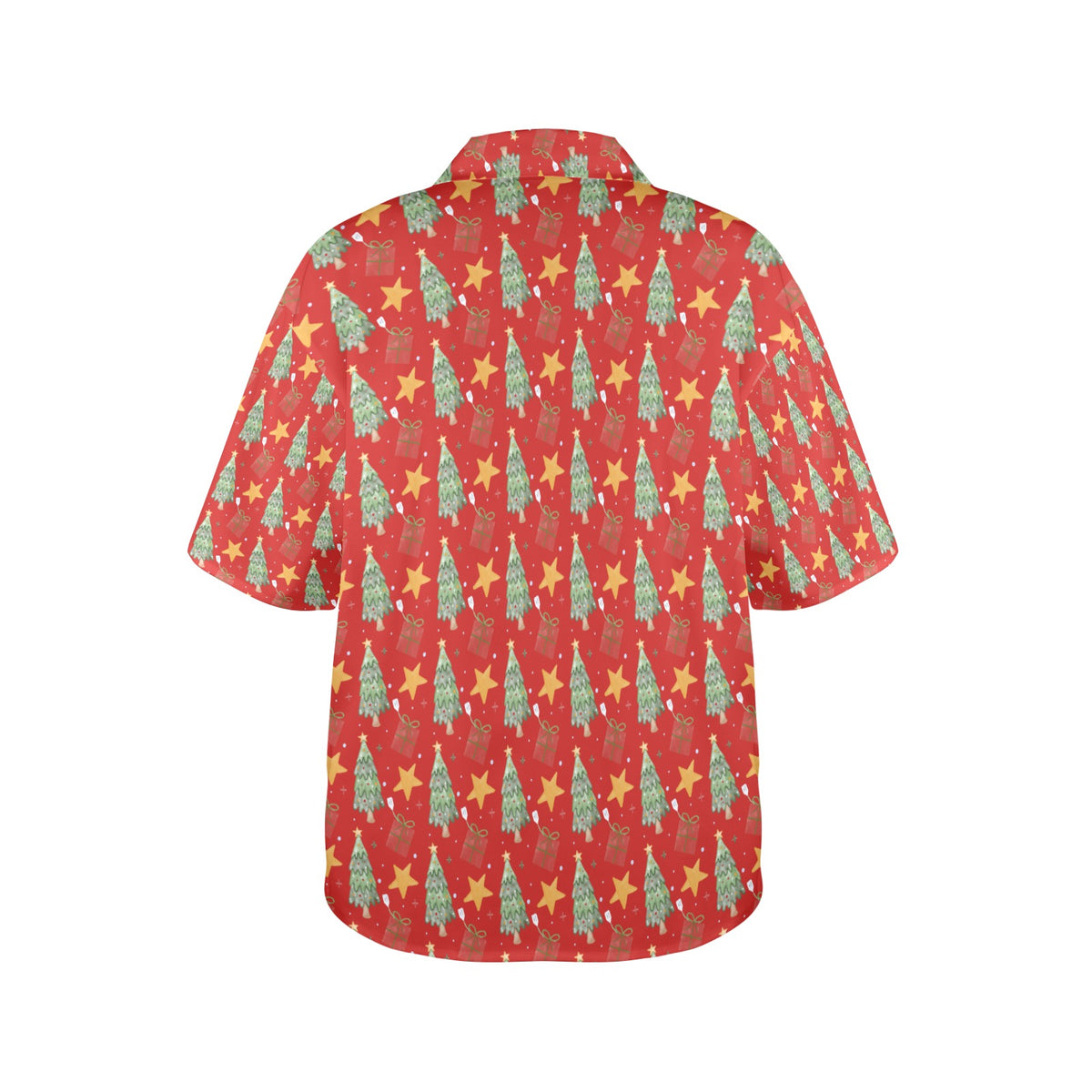 Women's All Over Print Christmas Shirt Made in USA