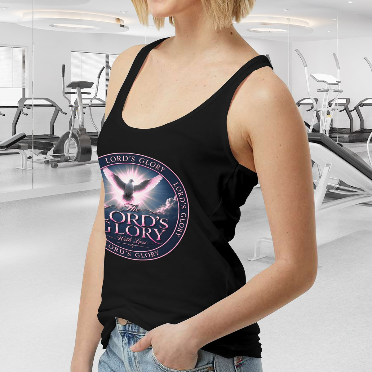 Lords Glory with Lori Women's Tank Top (Front Printing) Made in USA