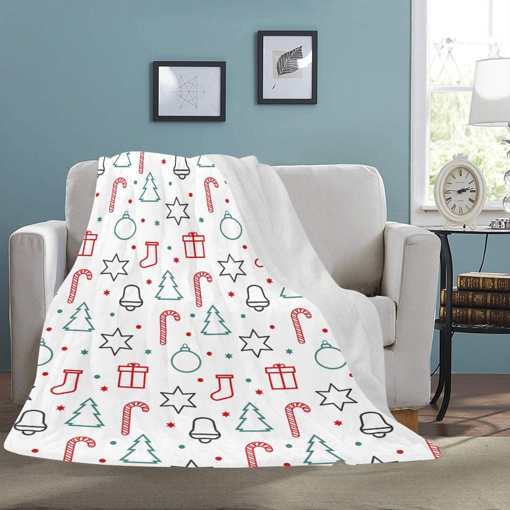 Christmas Ultra-Soft Micro Fleece Blanket 60" X 80" (Made In USA)