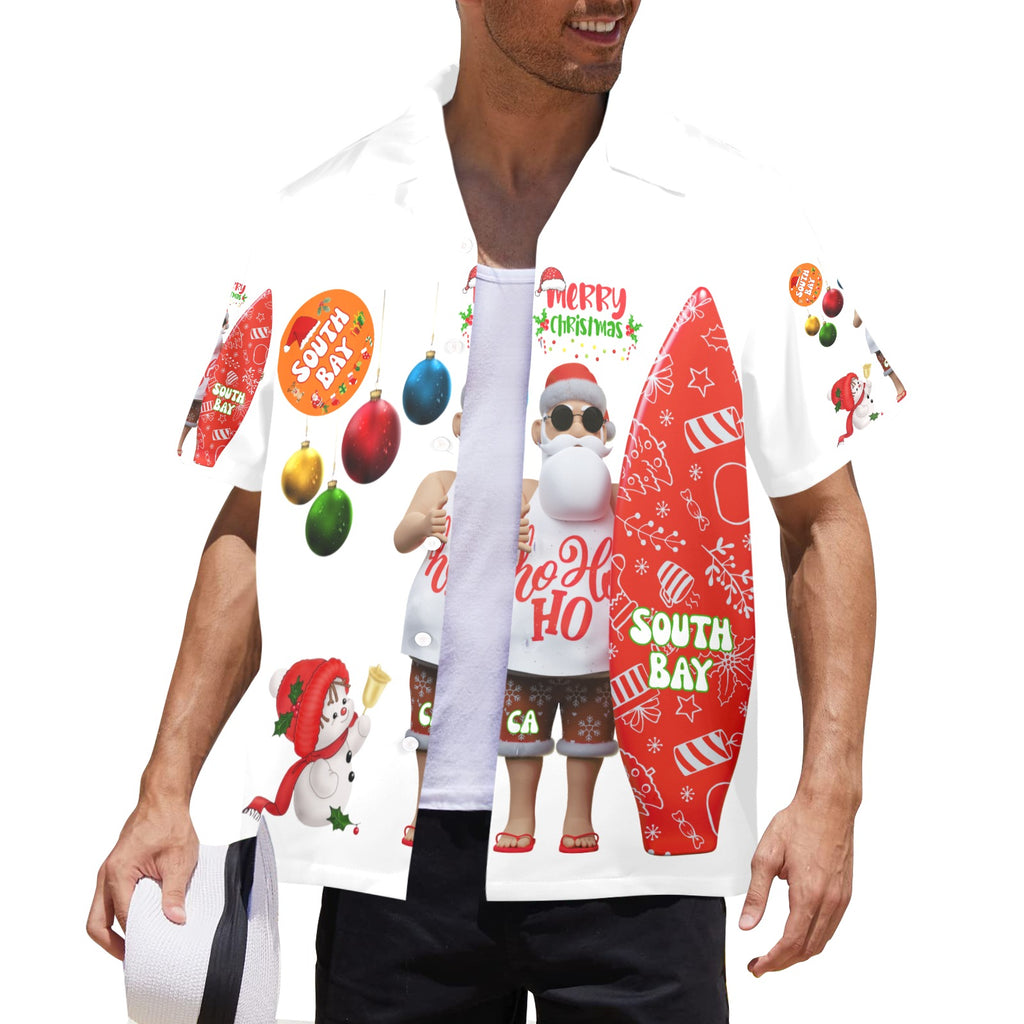 Men's All Over Print Hawaiian Shirt Made In USA Ships to USA Only