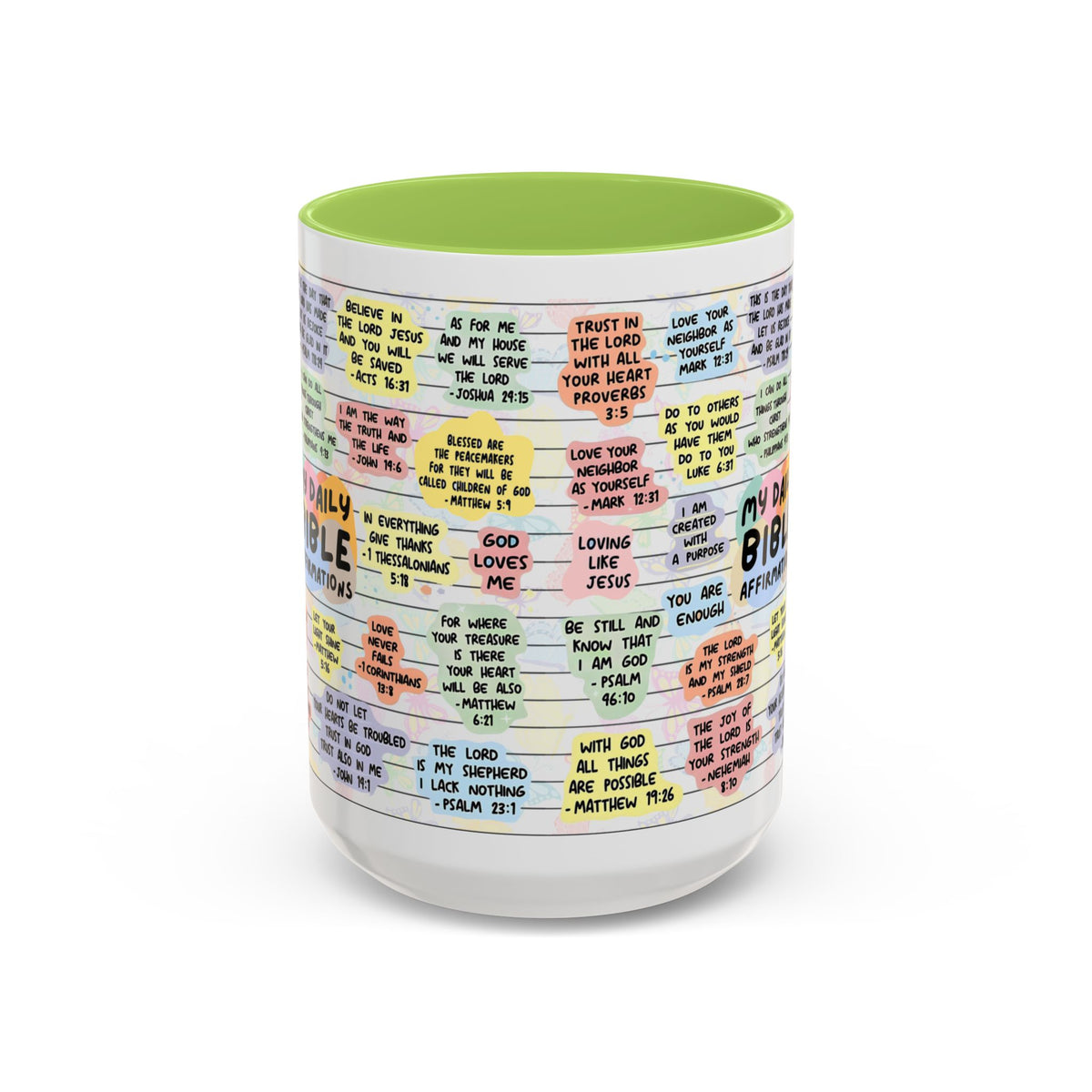 My Daily Bible Affirmations Coffee Mug 15oz/11oz