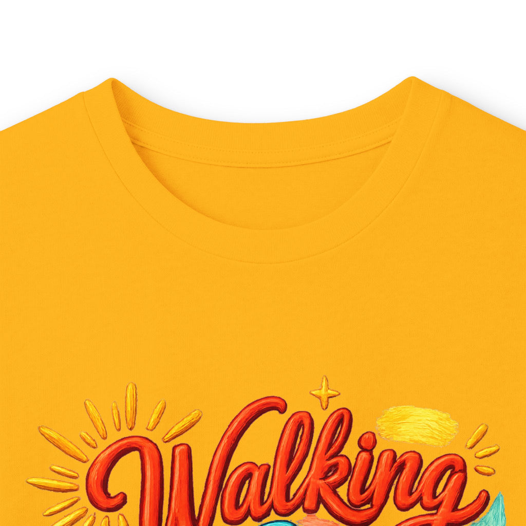 “Walking on Faith and Sunshine” Floral Long Sleeve Tee