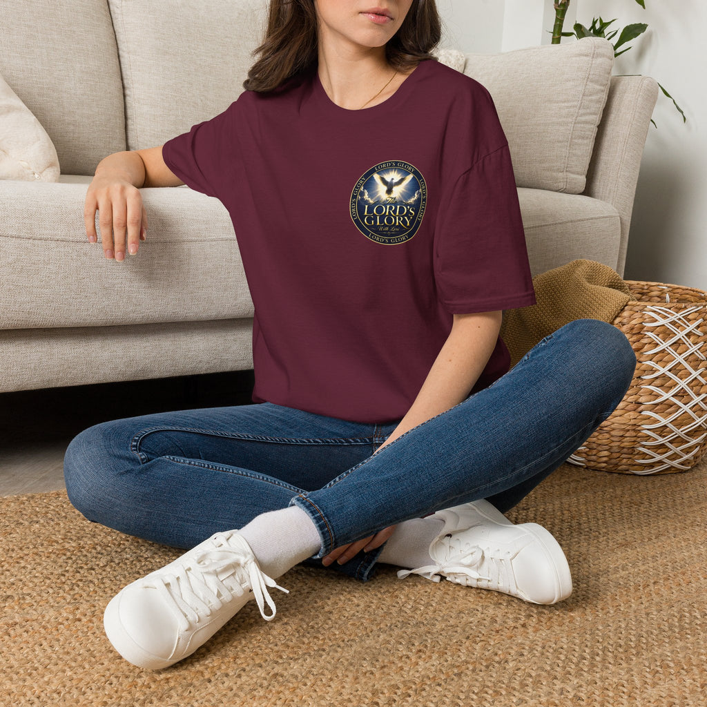 Lord's Glory with Lori Dove T‑Shirt — Christian Faith Logo Tee