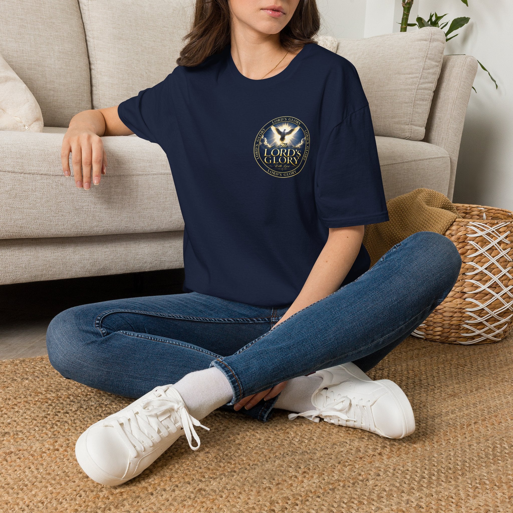 Lord's Glory with Lori Dove T‑Shirt — Christian Faith Logo Tee