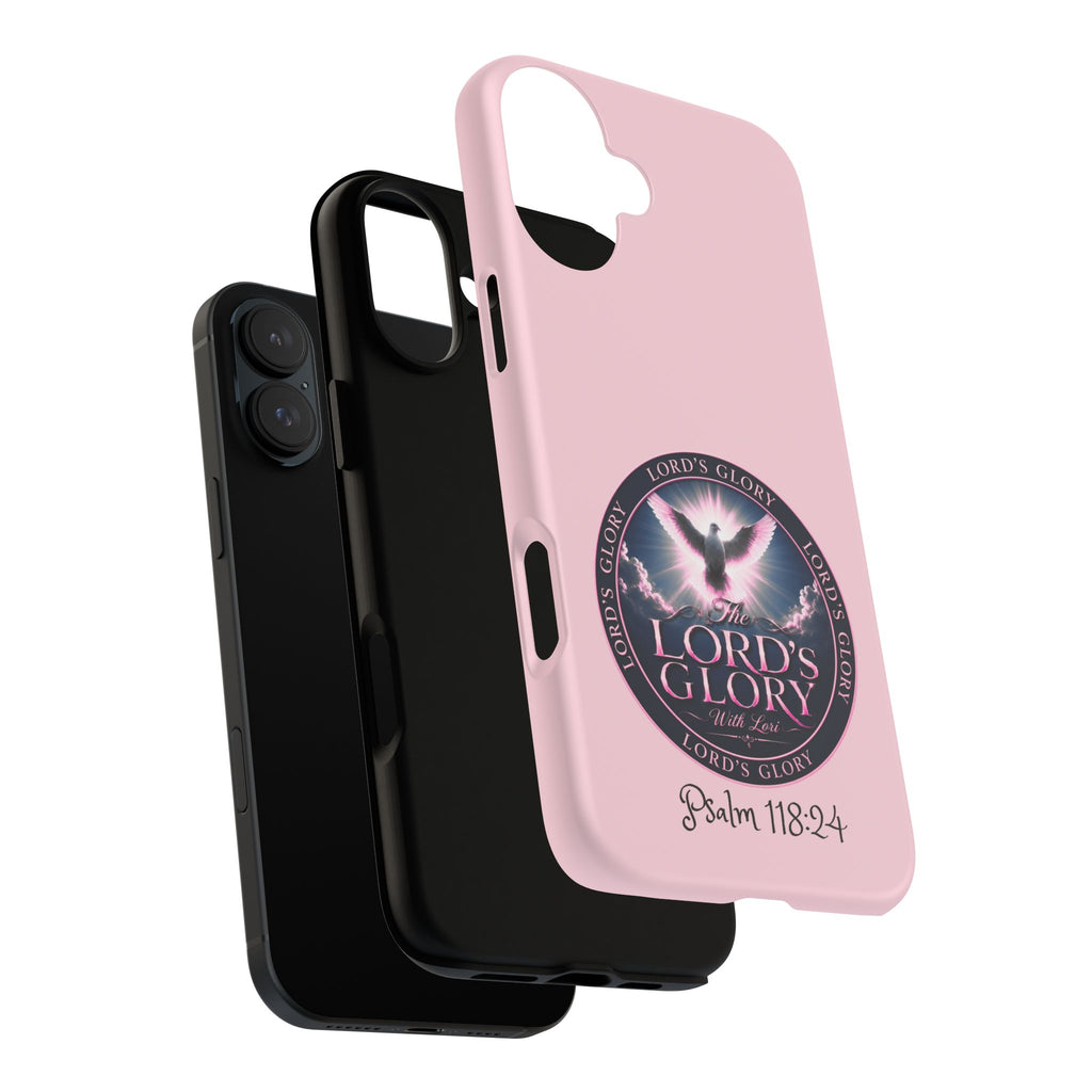 Christian Phone Case – "Lord's Glory with Lori" Dove Design Tough Case (Protective Phone Cover)