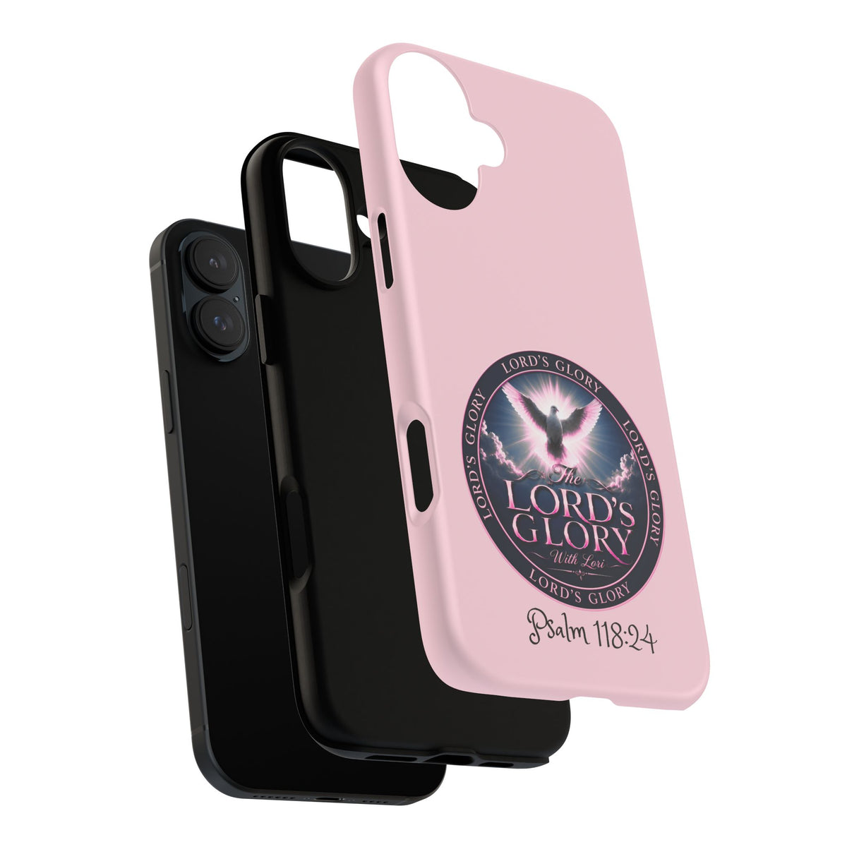 Christian Phone Case – "Lord's Glory with Lori" Dove Design Tough Case (Protective Phone Cover)