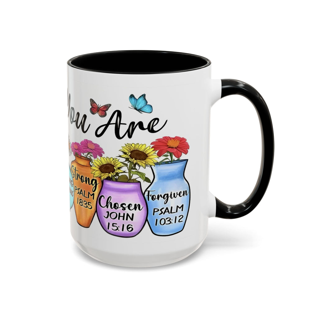 God Says You Are - You Are Loved Christian Bible Verse Coffee Mug