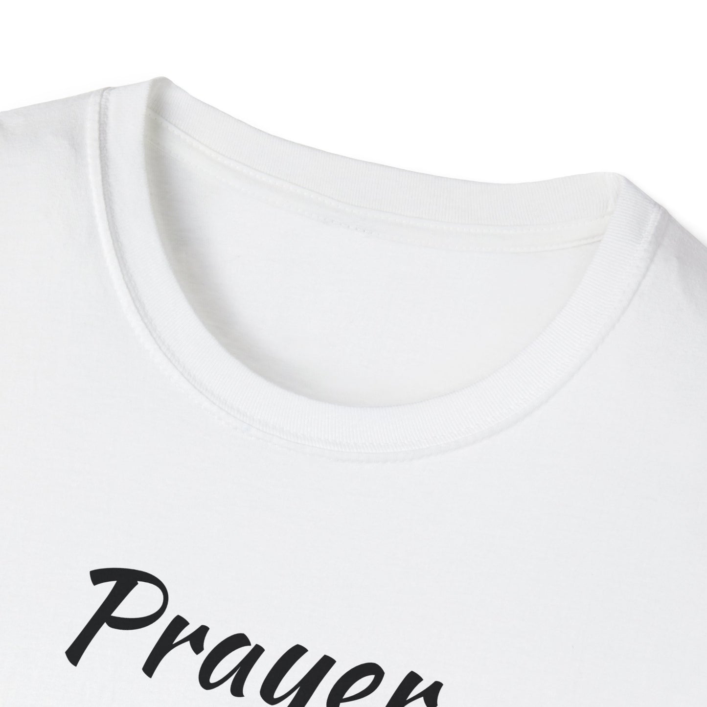 Prayer - when life gets to hard to stand - Kneel - Unisex Softstyle T-Shirt