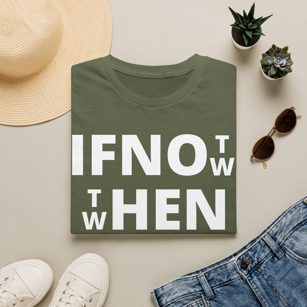 If Not Now Then When T-Shirt | Isaiah 55:6 Christian Faith Tee