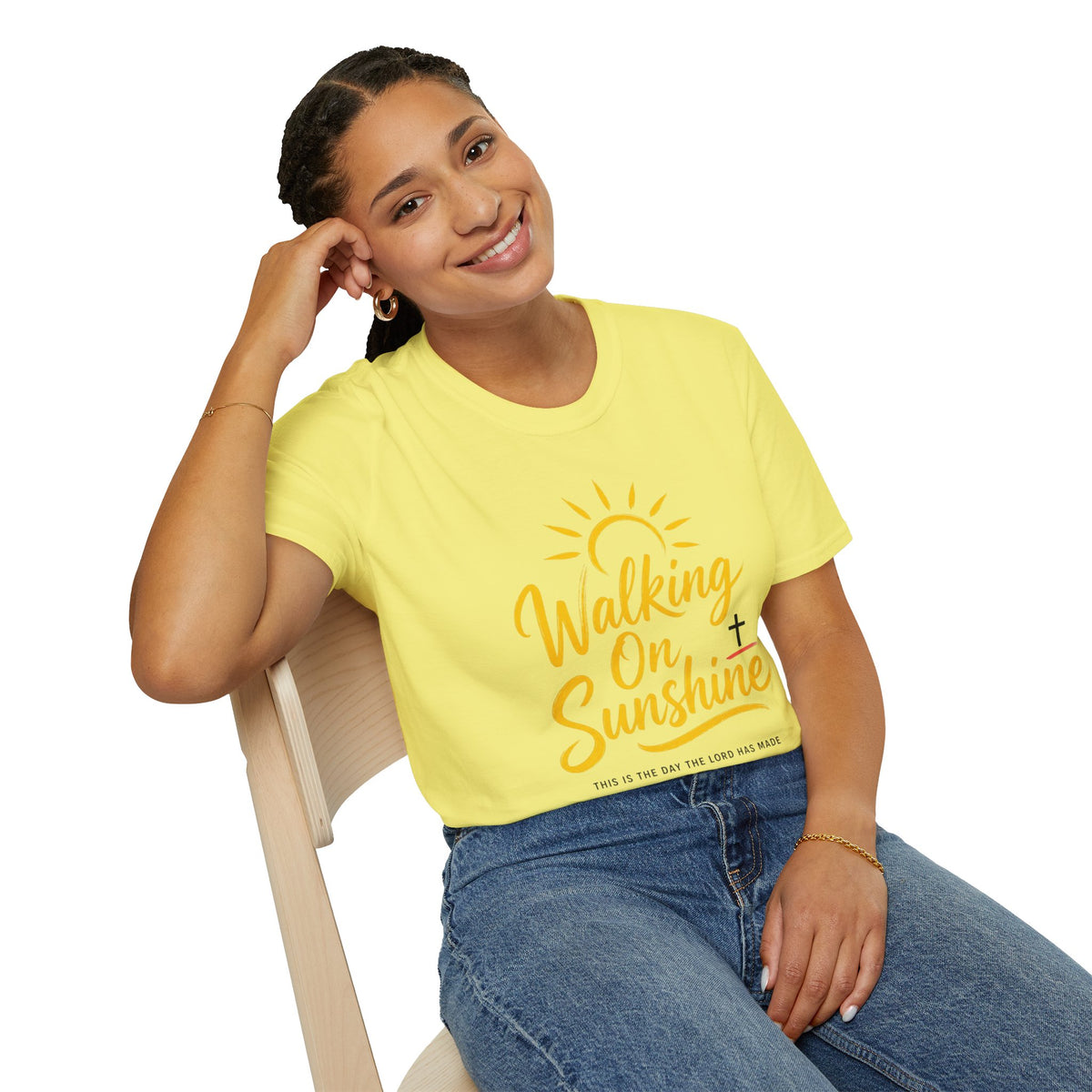 Walking on Sunshine Psalms 118:24 Softstyle T-Shirt