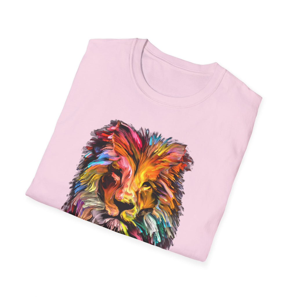 Lion of Judah Colorful Lion T-Shirt — "The Lion of Judah / Aryeh Yehudah" Graphic Tee