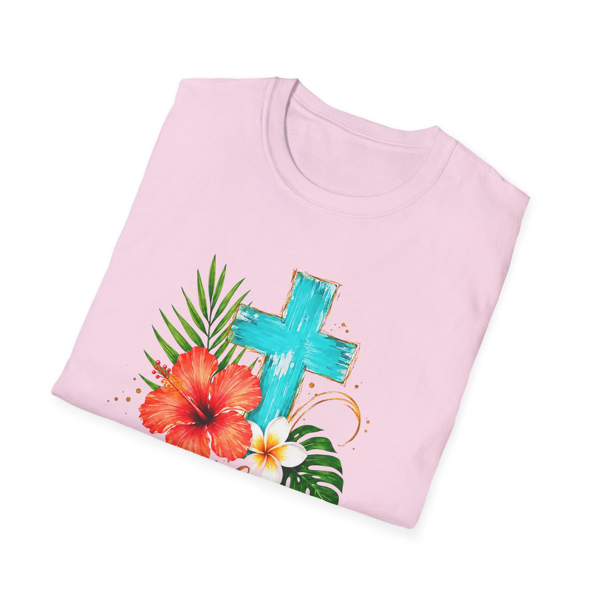 Sunshine & Jesus T-Shirt — Tropical Cross Christian Tee