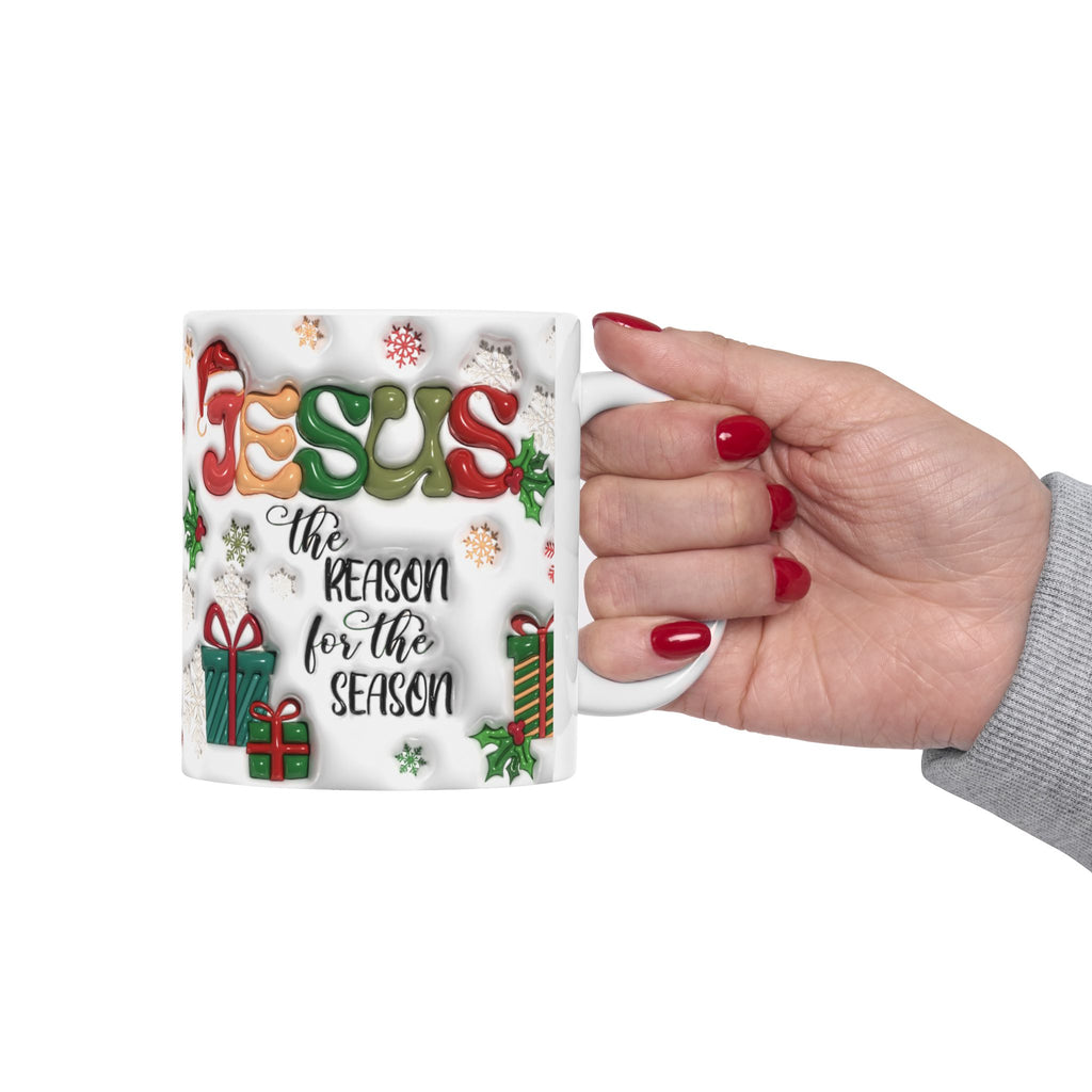 Jesus the Reason of the Season  | Holiday Coffee Cup | Christmas Gift | Hot Cocoa Mug