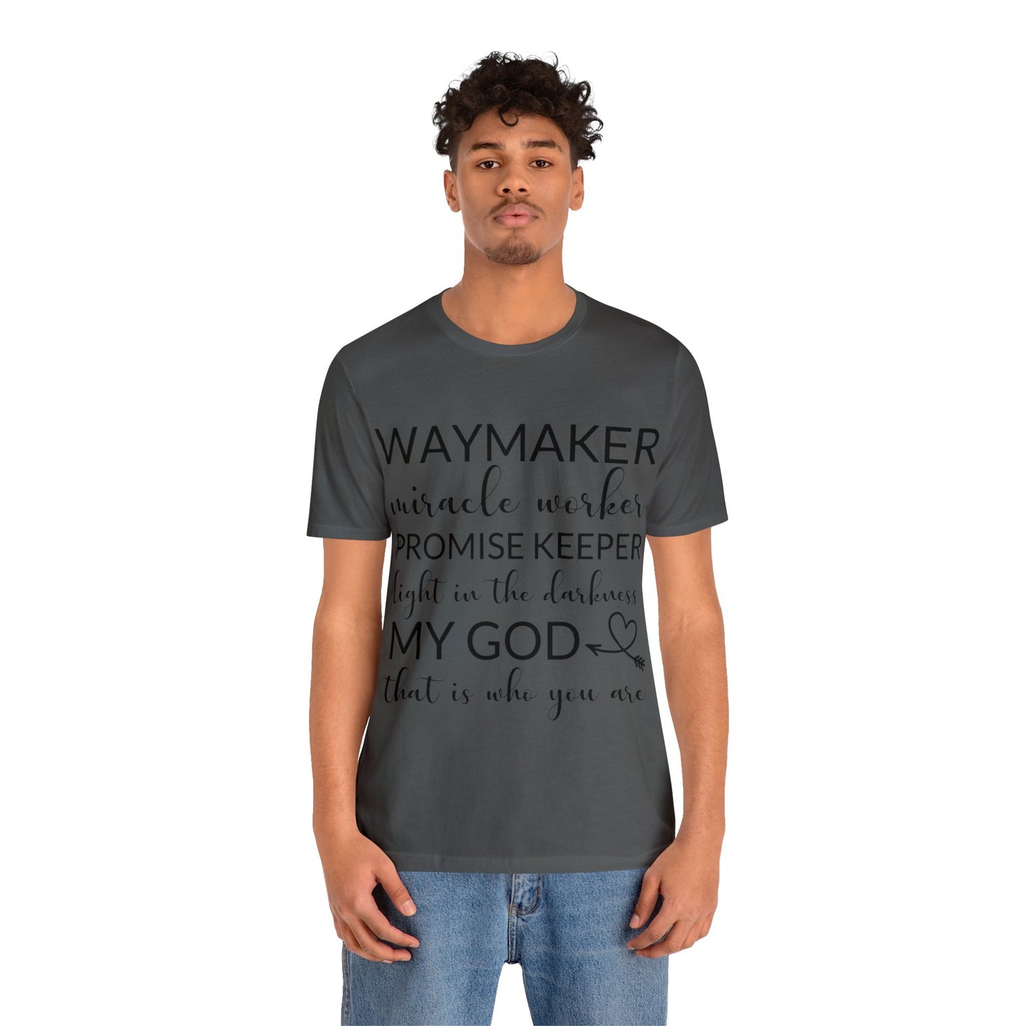 Waymaker Promise Keeper Light in the Darkness - Unisex Jersey Short Sleeve Tee