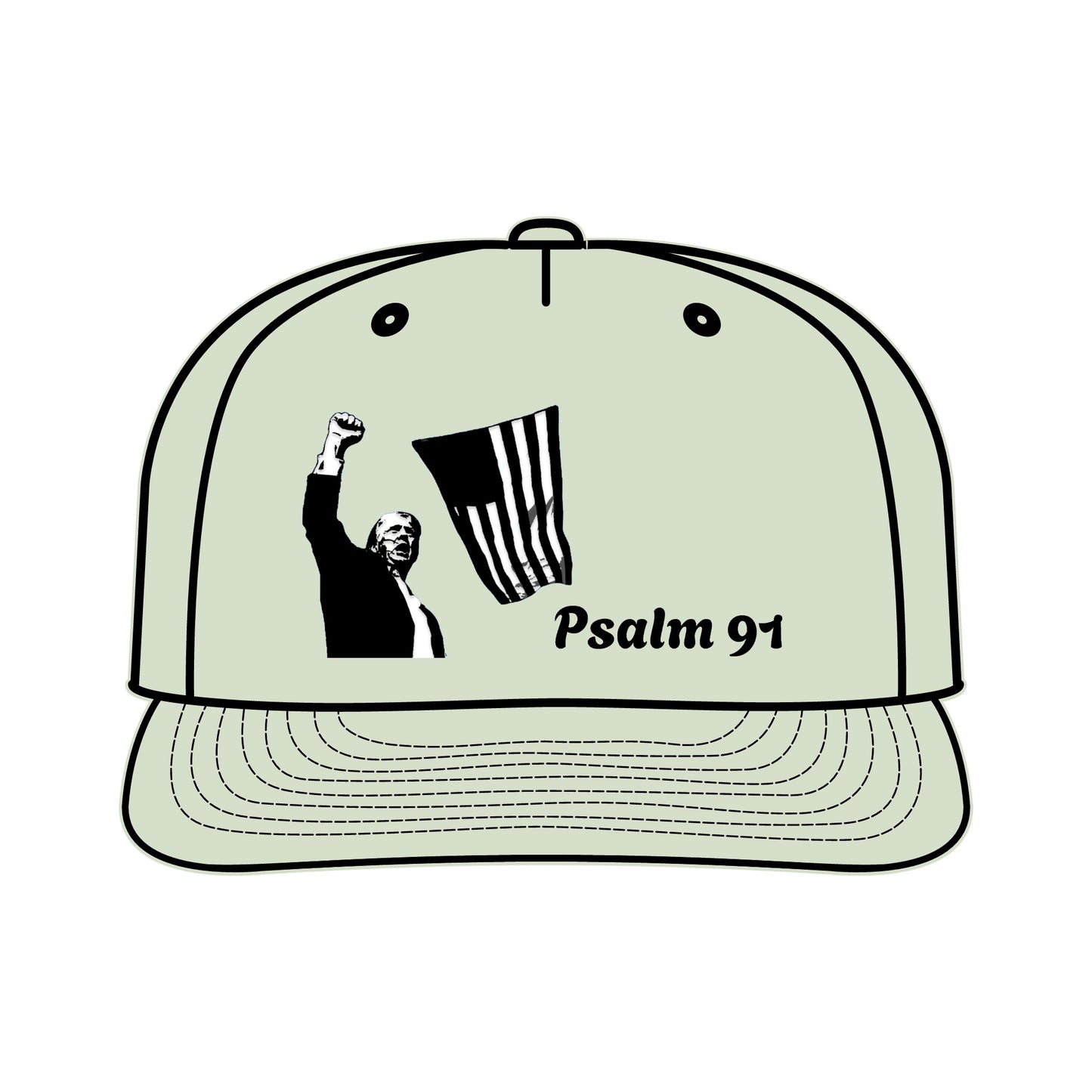 Donald Trump Protected By GOD! Psalm 91 Cap