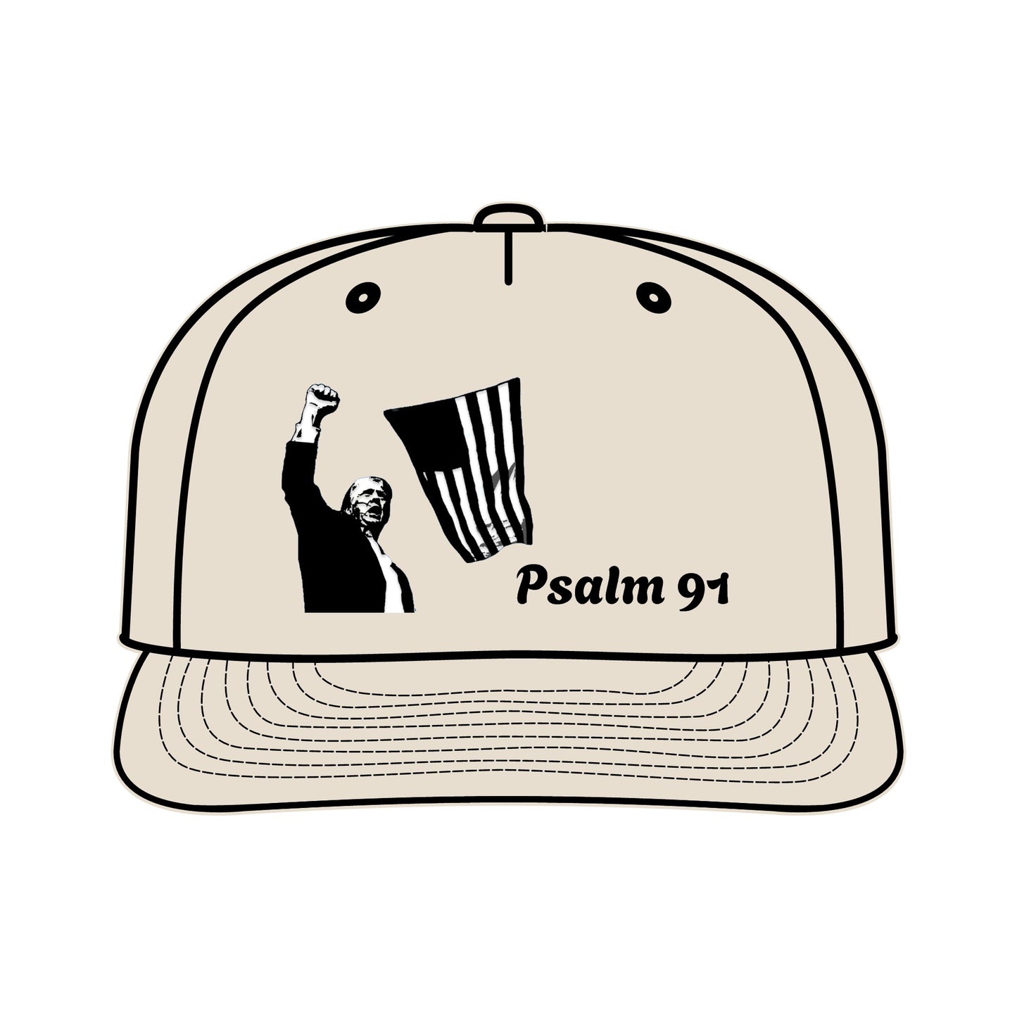 Donald Trump Protected By GOD! Psalm 91 Cap