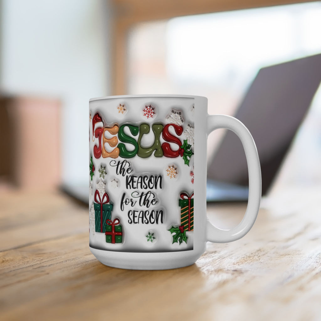 Jesus the Reason of the Season  | Holiday Coffee Cup | Christmas Gift | Hot Cocoa Mug