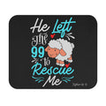 Christian Mouse Pad, Bible Verse Matthew 18:12, Religious Rectangle Mousepad, Inspirational Desk Mat, Scripture Quote Office Decor,