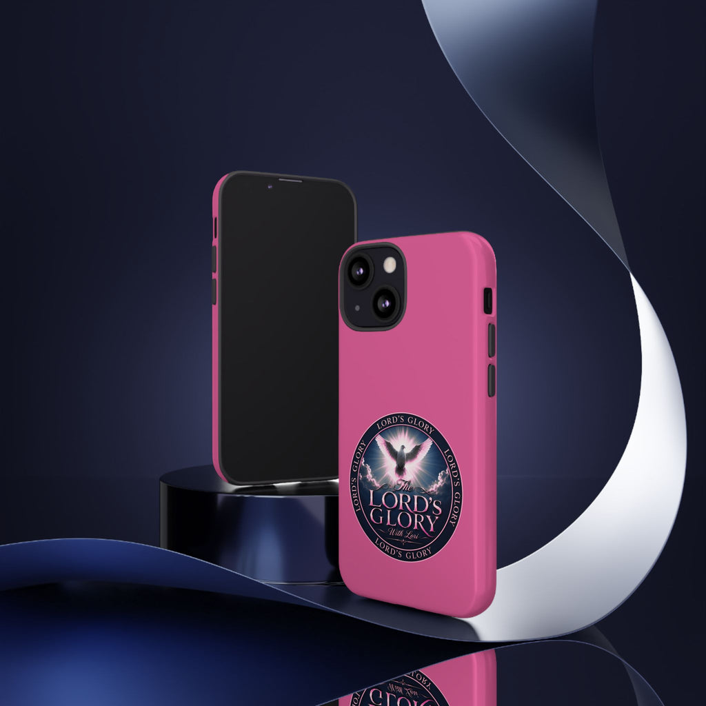 Christian Phone Case – "Lord's Glory with Lori" Dove Design Tough Case (Protective Phone Cover)