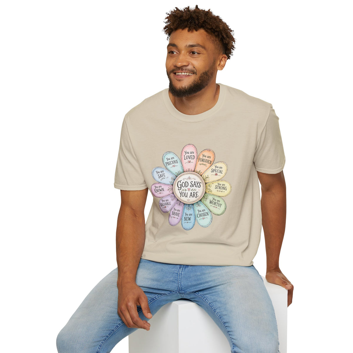 God Says You Are Loved Inspirational Christian T-Shirt