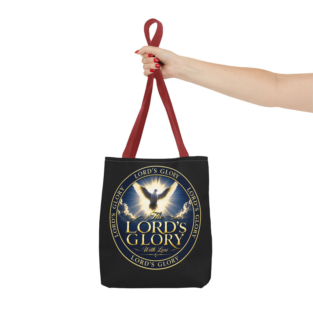 Tote Bag — "The Lord's Glory with Lori" Christian Dove Tote (Faith-Inspired Church Bag)