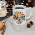 Walking On Sunshine with Lori on Lords Glory - Colorful Mountain Landscape Ceramic Mug