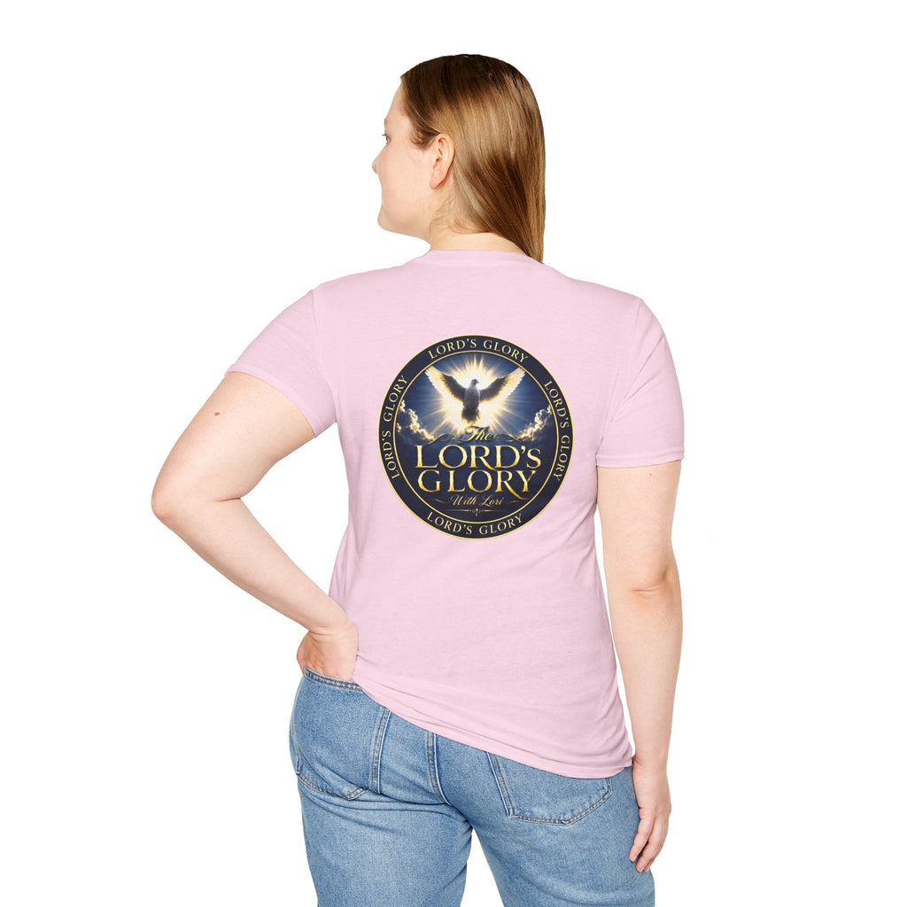 Lord's Glory with Lori Dove T‑Shirt — Christian Faith Logo Tee