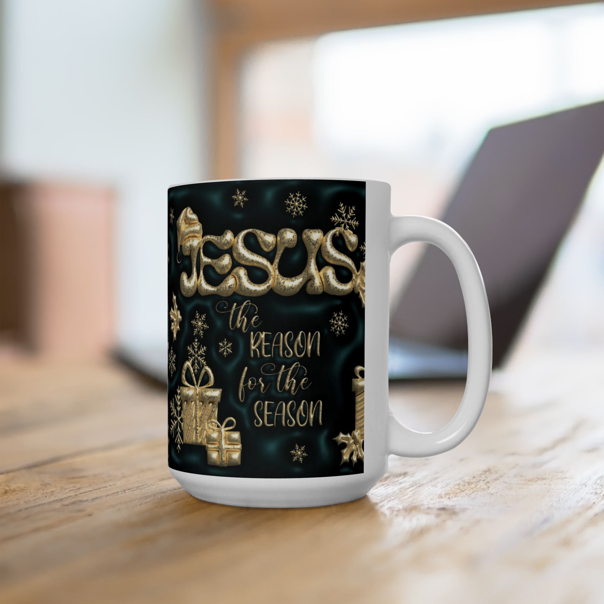 Festive Holiday Ceramic Mug | Christmas Coffee Cup, Gift for Him/Her, Seasonal Drinkware, Holiday Present, Merry X-Mas Decor