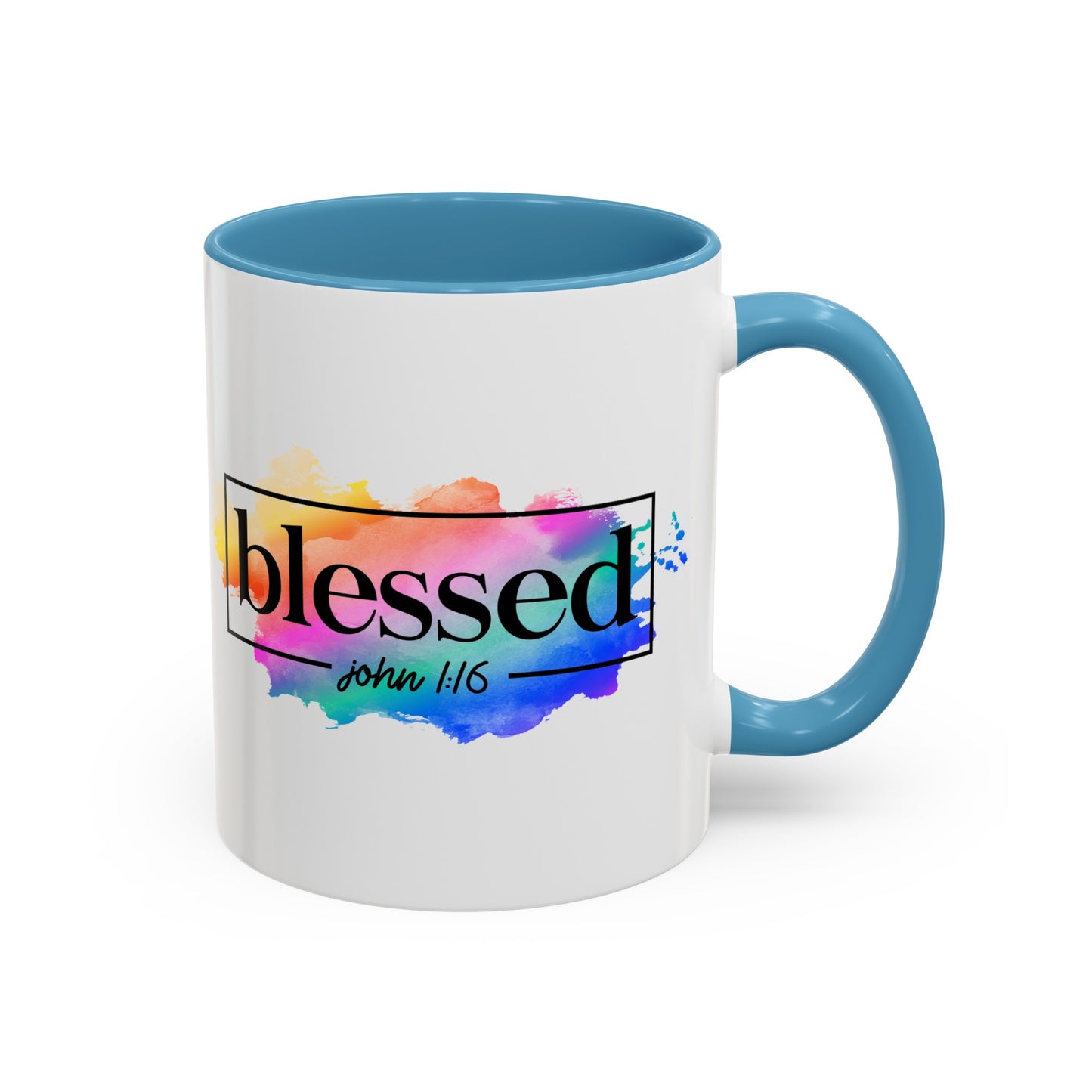 BLESSED - Accent Coffee Mug, 11oz 15oz