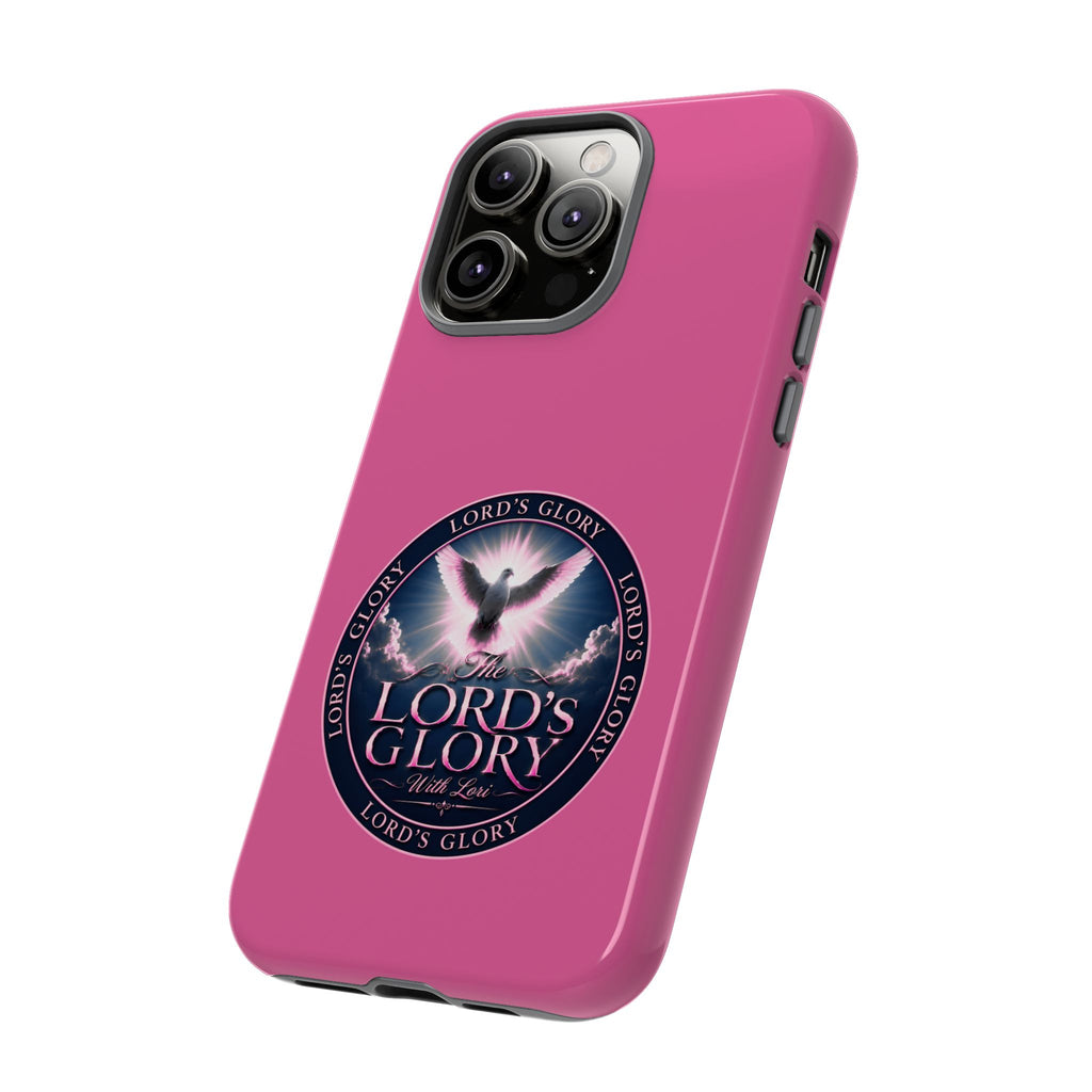 Christian Phone Case – "Lord's Glory with Lori" Dove Design Tough Case (Protective Phone Cover)