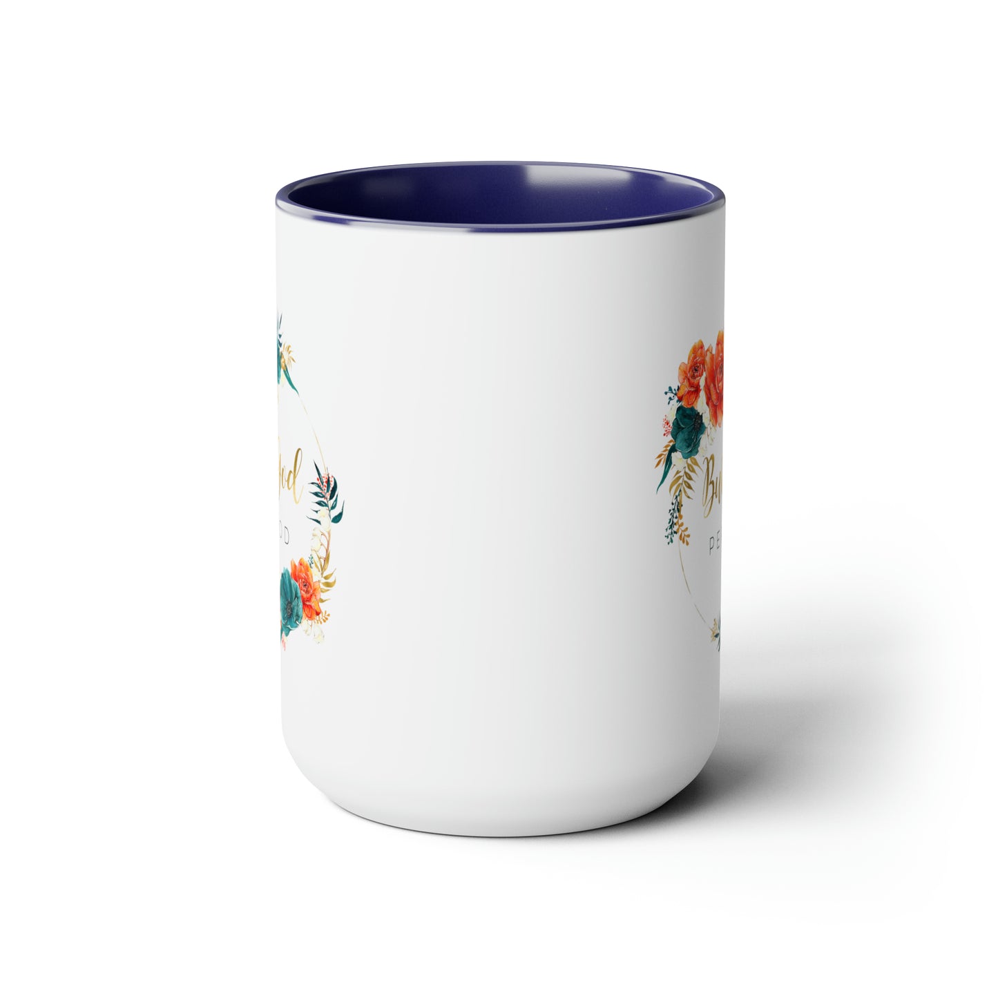 But GOD - Two-Tone Coffee Mugs, 15oz