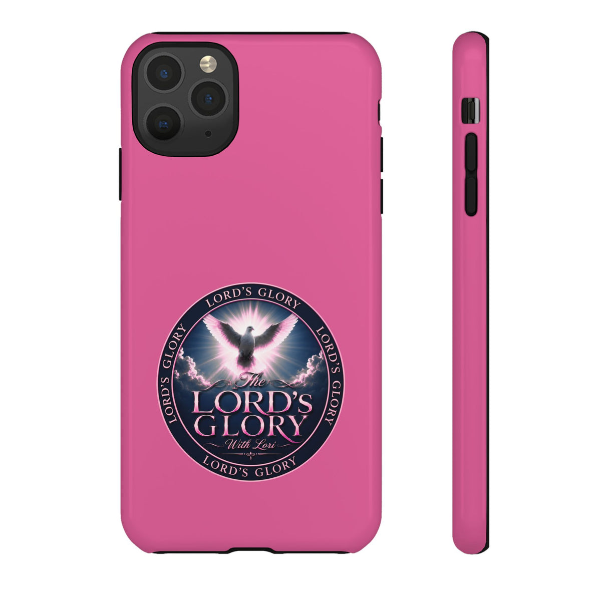 Christian Phone Case – "Lord's Glory with Lori" Dove Design Tough Case (Protective Phone Cover)