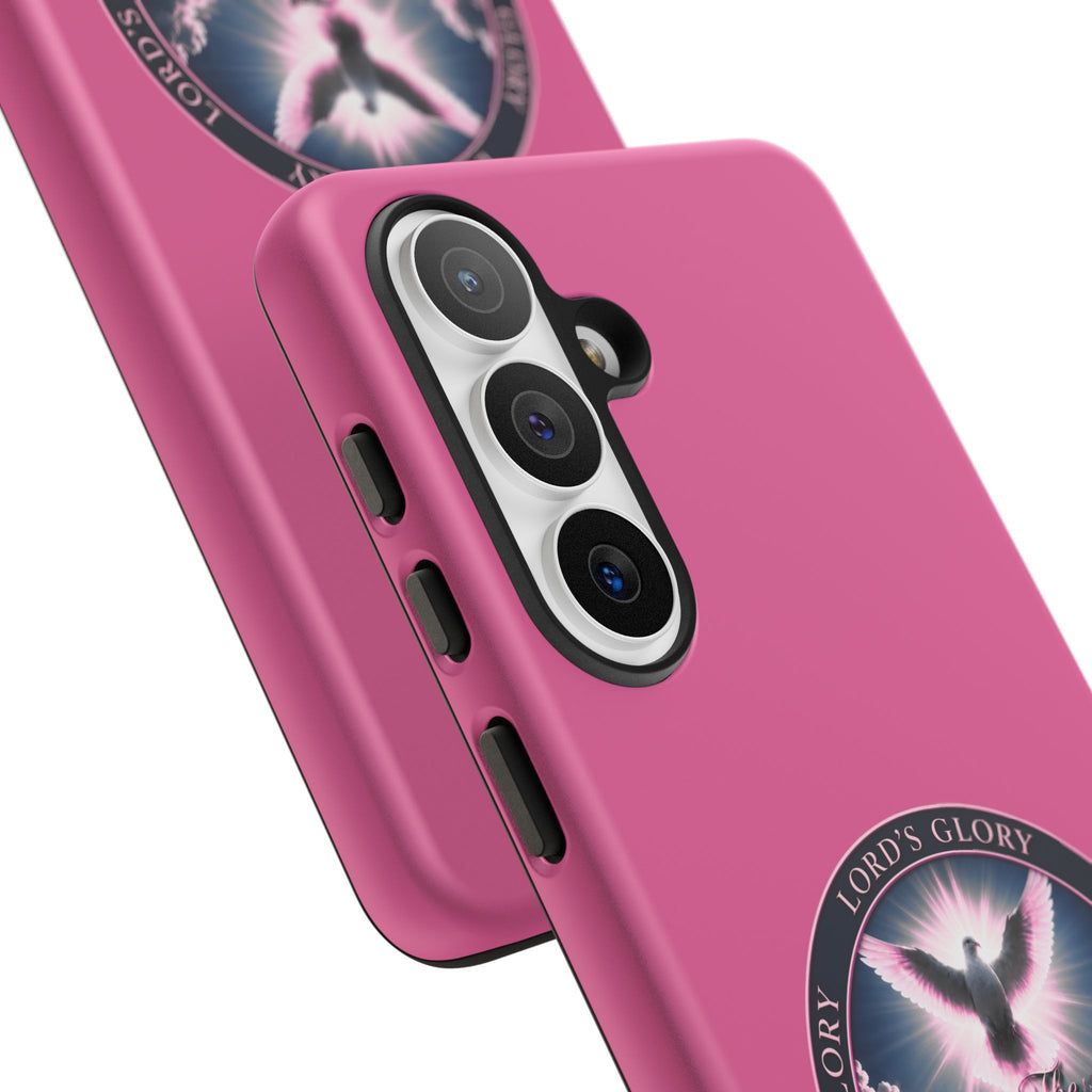 Christian Phone Case – "Lord's Glory with Lori" Dove Design Tough Case (Protective Phone Cover)