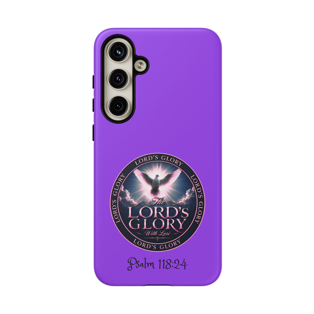 Christian Phone Case – "Lord's Glory with Lori" Dove Design Tough Case (Protective Phone Cover)