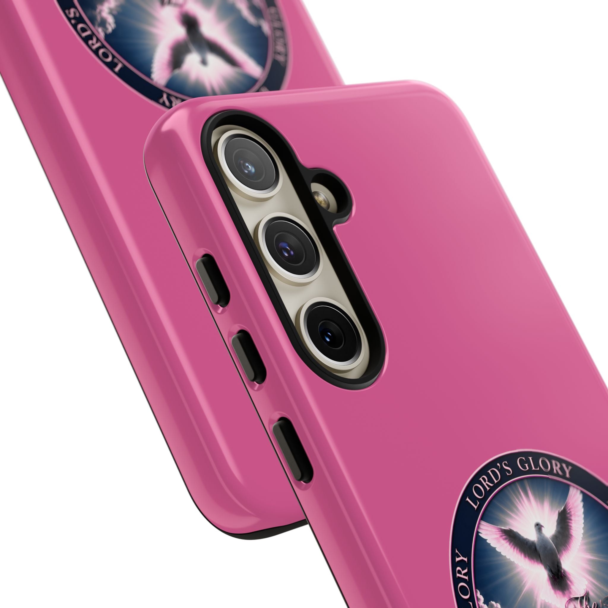 Christian Phone Case – "Lord's Glory with Lori" Dove Design Tough Case (Protective Phone Cover)