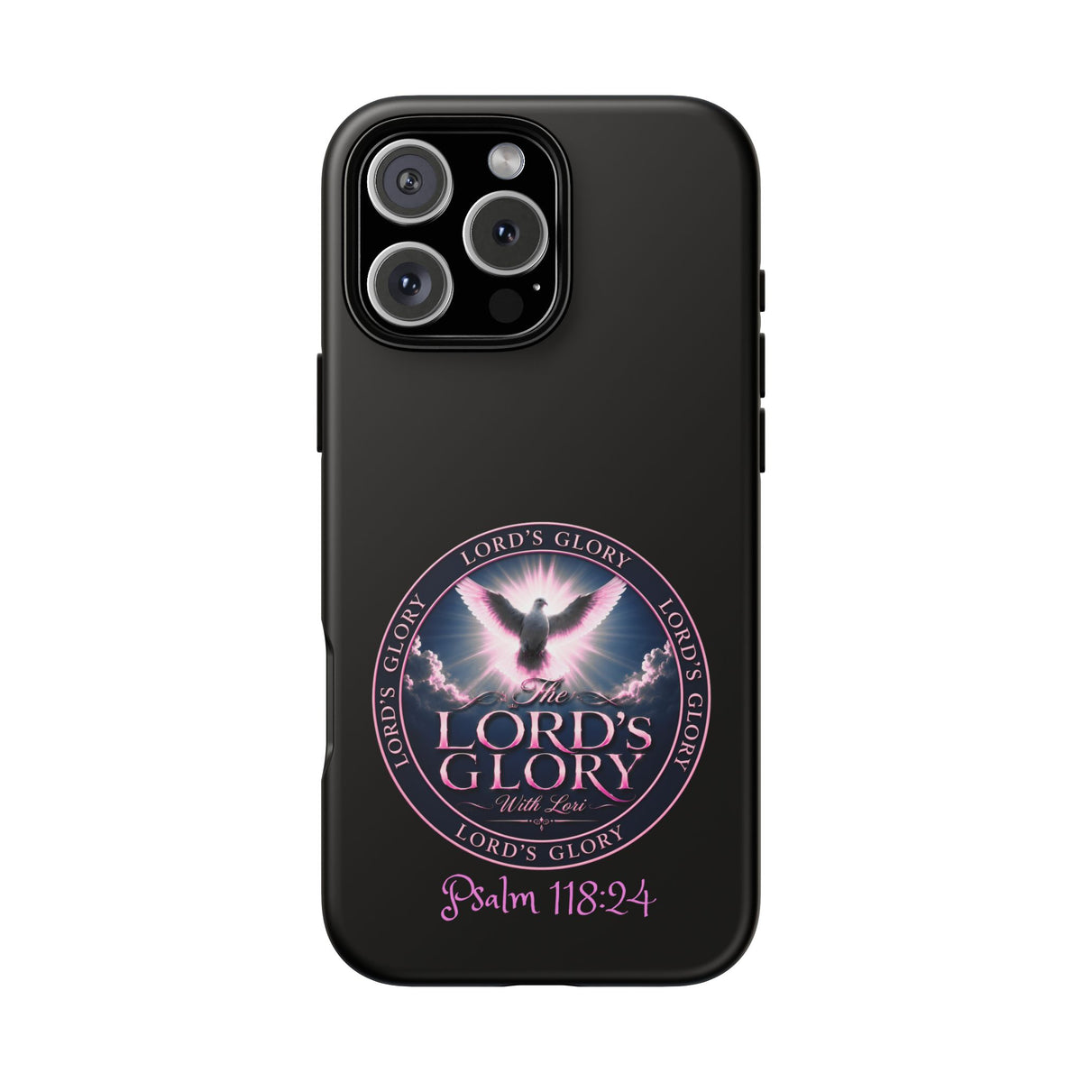 Christian Phone Case – "Lord's Glory with Lori" Dove Design Tough Case (Protective Phone Cover)