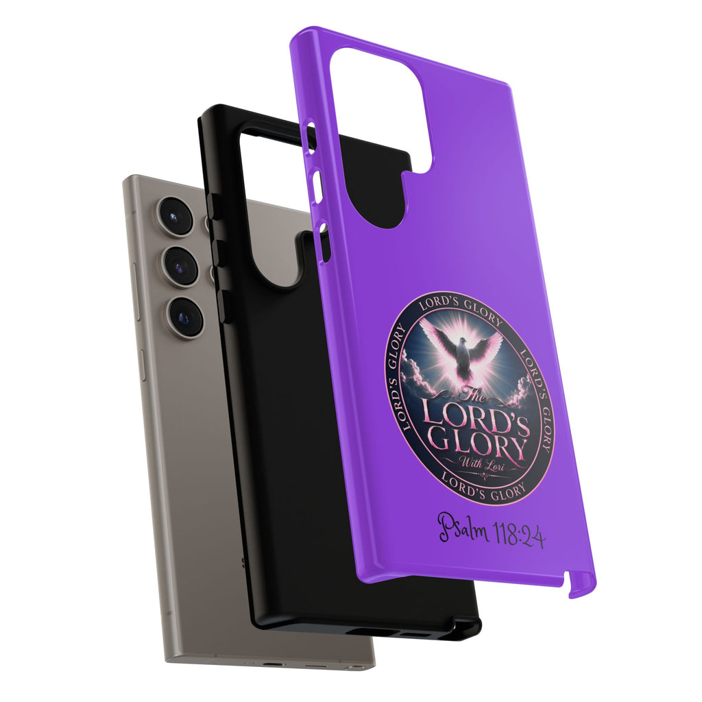 Christian Phone Case – "Lord's Glory with Lori" Dove Design Tough Case (Protective Phone Cover)