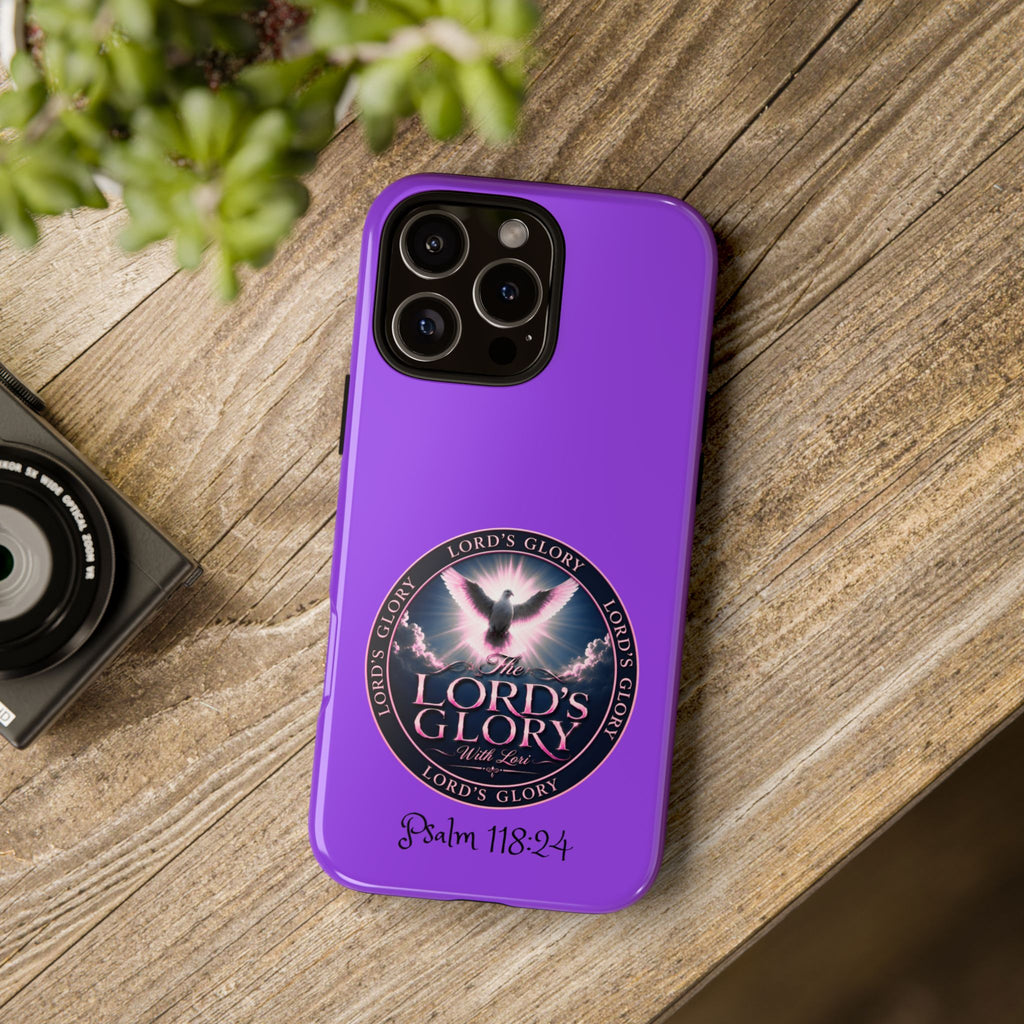 Christian Phone Case – "Lord's Glory with Lori" Dove Design Tough Case (Protective Phone Cover)