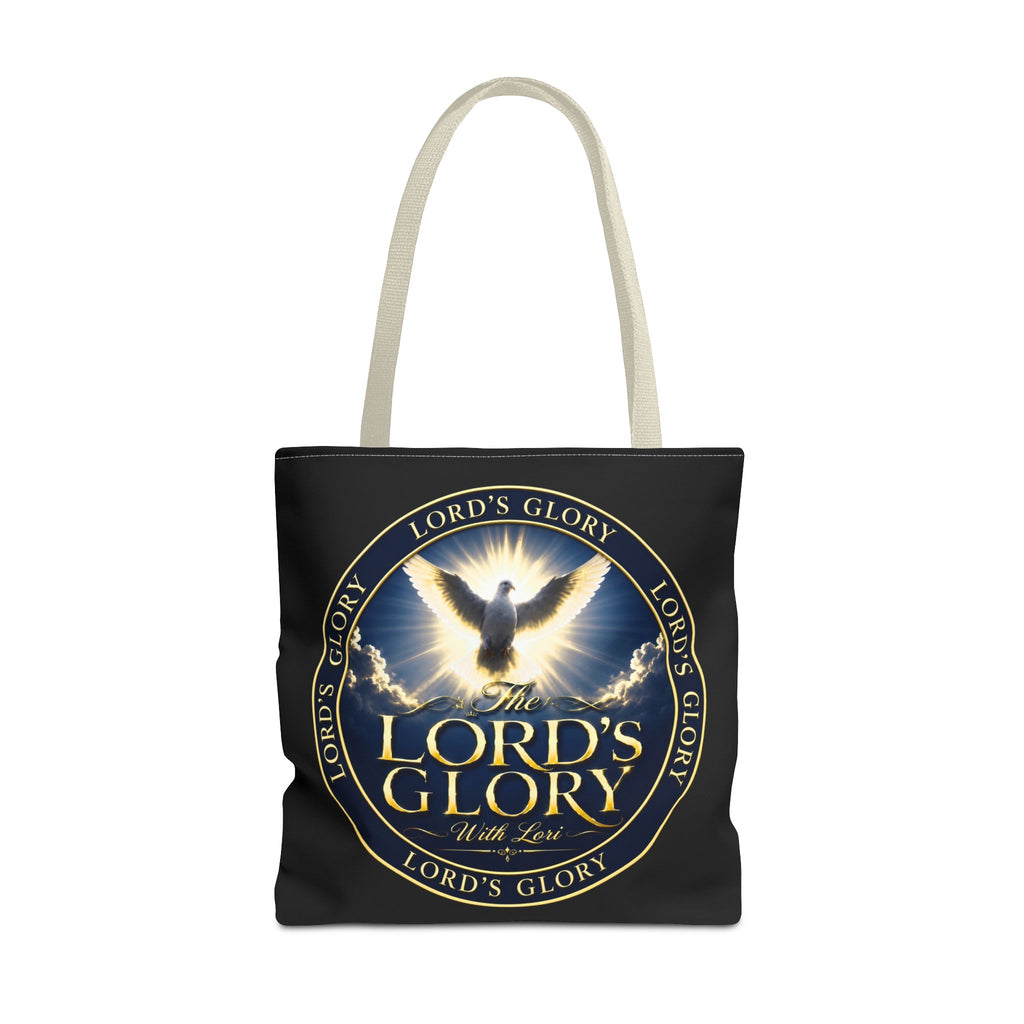 Tote Bag — "The Lord's Glory with Lori" Christian Dove Tote (Faith-Inspired Church Bag)