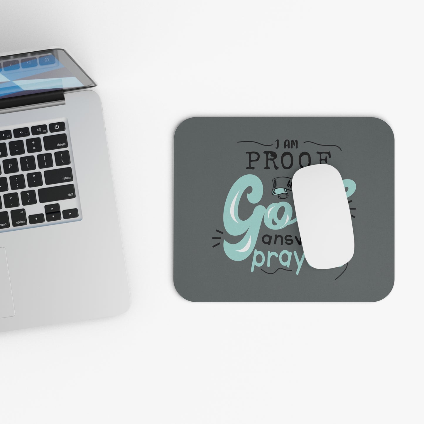 GOD Answers Prayers - Mouse Pad (Rectangle)