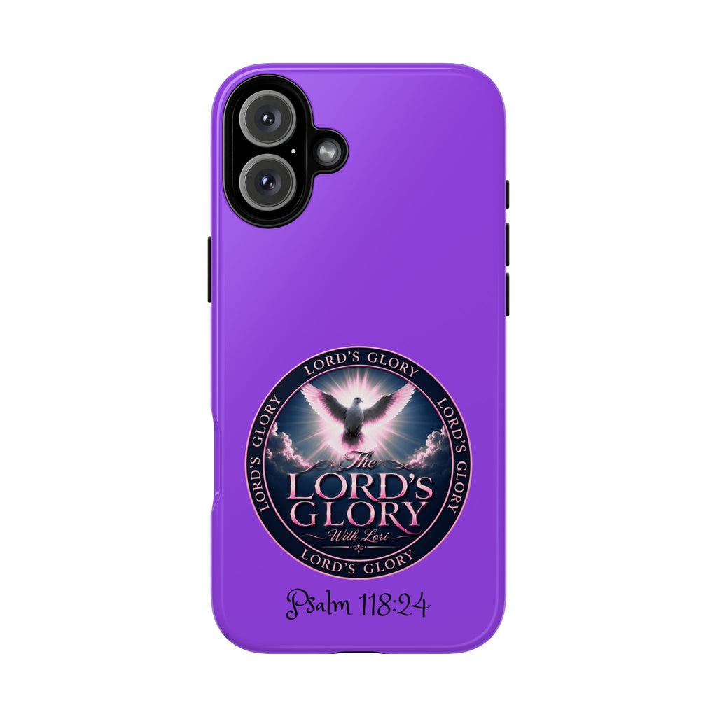 Christian Phone Case – "Lord's Glory with Lori" Dove Design Tough Case (Protective Phone Cover)