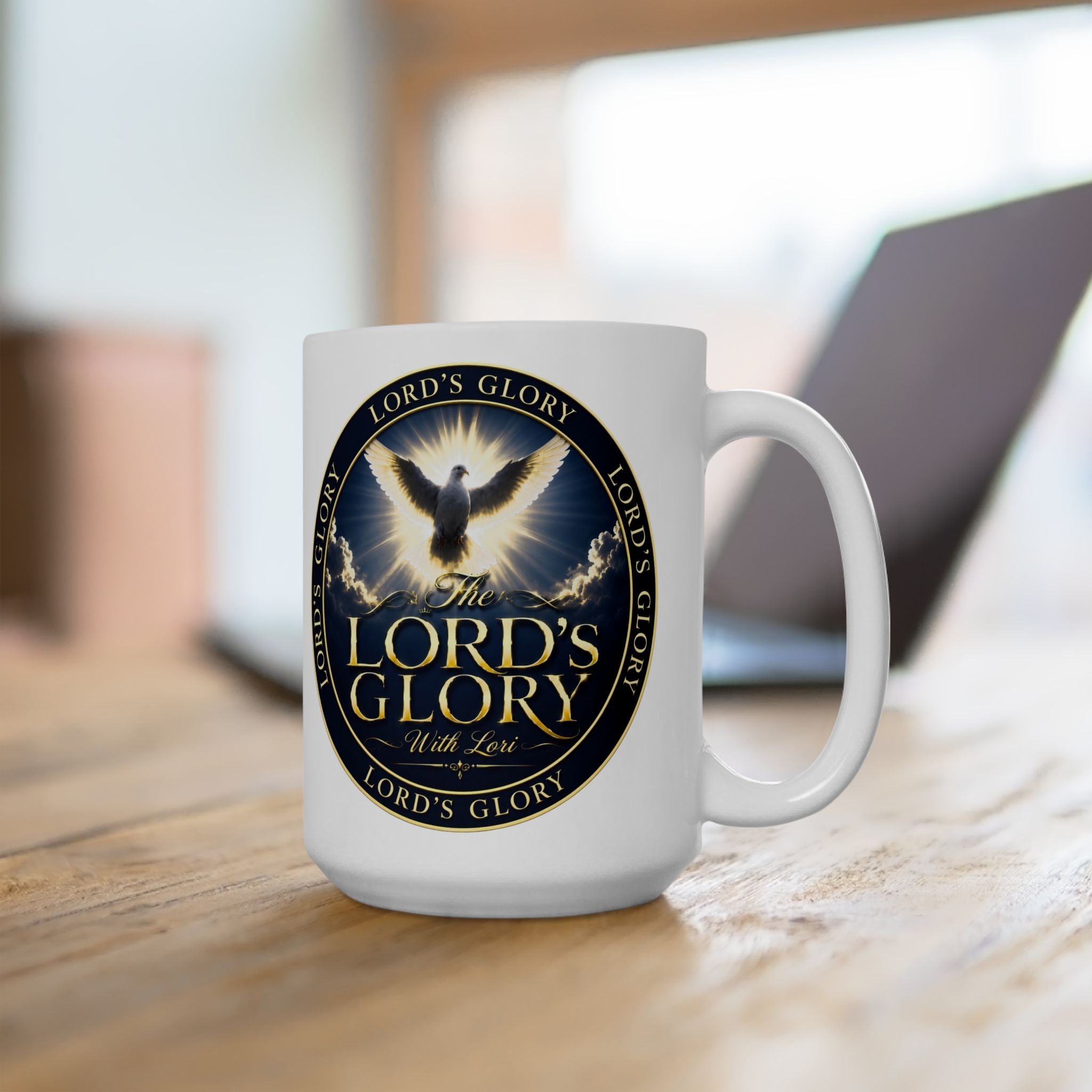 Lords Glory with Lori  Faith Coffee Mug — "To God Be The Glory" Ceramic Christian Gift (11oz/15oz)