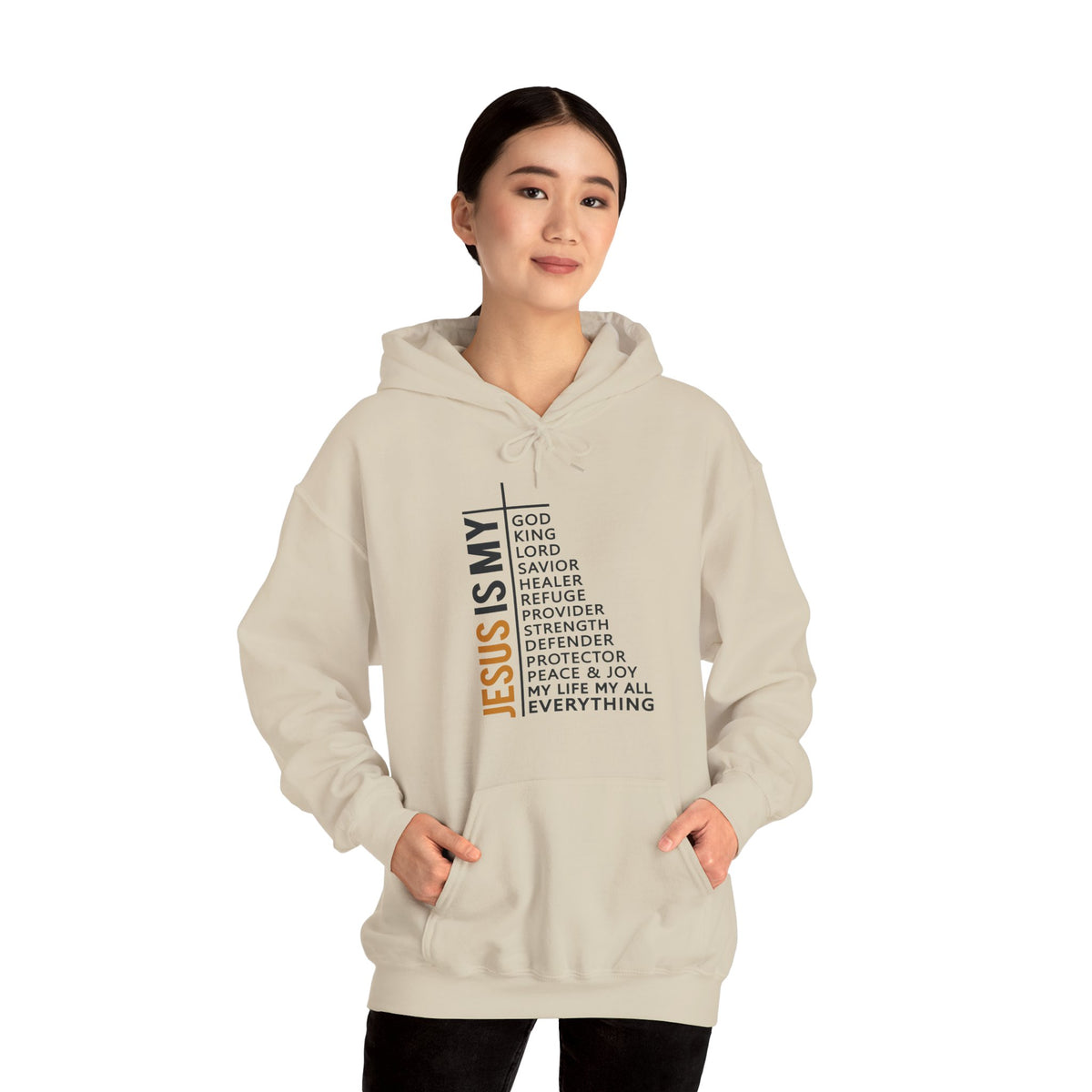 Jesus is My - Mens Womans Heavy Blend Hooded Sweatshirt