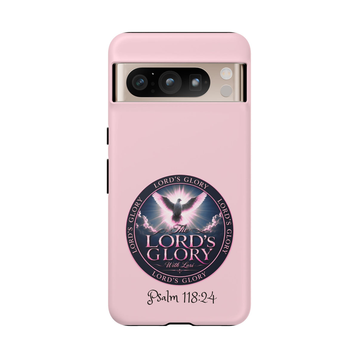 Christian Phone Case – "Lord's Glory with Lori" Dove Design Tough Case (Protective Phone Cover)