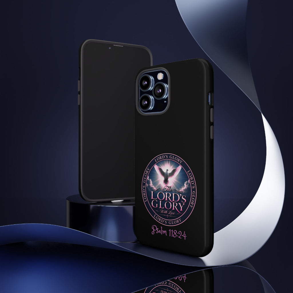 Christian Phone Case – "Lord's Glory with Lori" Dove Design Tough Case (Protective Phone Cover)