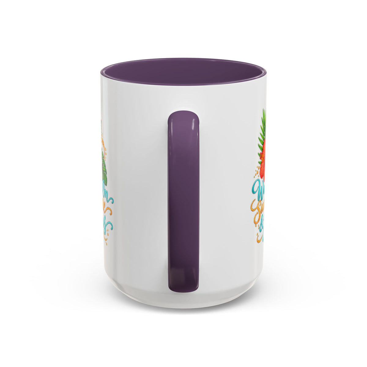 Walking on Sunshine & Jesus Coffee Mug – Floral Cross Accent Mug